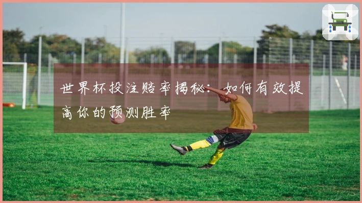 世界杯投注赔率揭秘：如何有效提高你的预测胜率